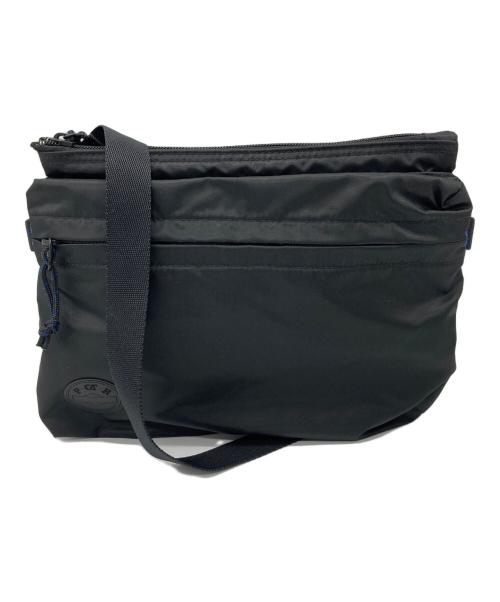PORTER（ポーター）PORTER (ポーター) POTR PACKS STROLL BAG ショルダーバッグ サコッシュ ブラック×ブルーの古着・服飾アイテム