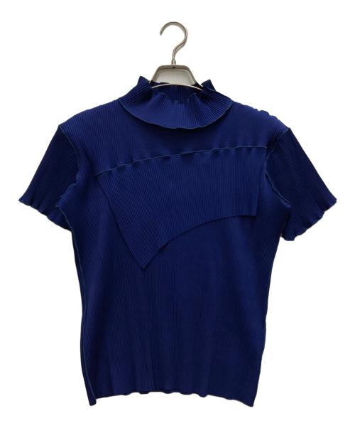 todo KOTOHA YOKOZAWA（トゥードゥーコトハヨコザワ）TODO KOTOHA YOKOZAWA (トゥードゥーコトハヨコザワ) プリーツカットソー ブルー サイズ:不明の古着・服飾アイテム