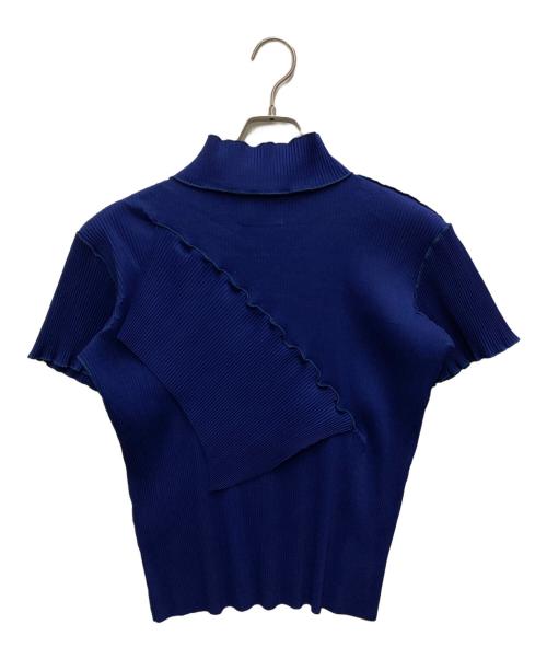 todo KOTOHA YOKOZAWA（トゥードゥーコトハヨコザワ）TODO KOTOHA YOKOZAWA (トゥードゥーコトハヨコザワ) プリーツカットソー ブルー サイズ:不明の古着・服飾アイテム