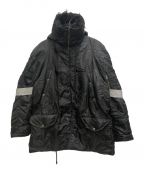 MM6 Maison Margielaエムエムシックスメゾンマルジェラ）の古着「NYLON BOMBER JACKET」｜ブラック