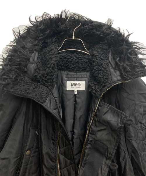 MM6 Maison Margiela（エムエムシックスメゾンマルジェラ）MM6 Maison Margiela (エムエムシックス メゾンマルジェラ) NYLON BOMBER JACKET ブラック サイズ:46の古着・服飾アイテム