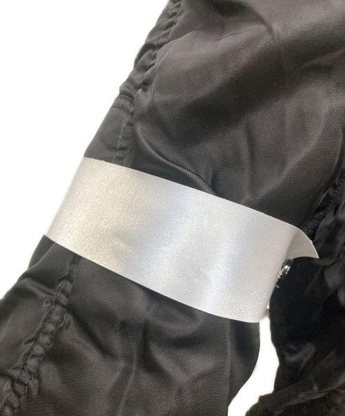 MM6 Maison Margiela（エムエムシックスメゾンマルジェラ）MM6 Maison Margiela (エムエムシックス メゾンマルジェラ) NYLON BOMBER JACKET ブラック サイズ:46の古着・服飾アイテム