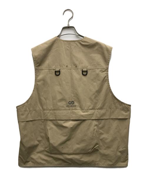 NOTHOMME（ノットオム）NOTHOMME (ノットオム) フィッシングベスト ベージュ サイズ:Lの古着・服飾アイテム
