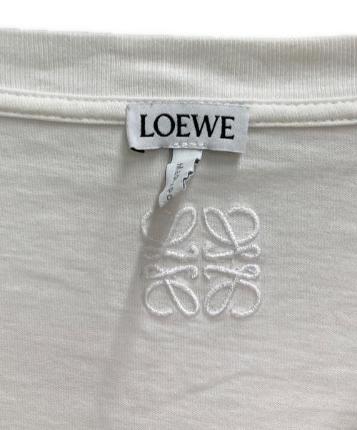 LOEWE（ロエベ）LOEWE (ロエベ) Relaxed fit T-shirt in cotton ホワイト サイズ:Ⅼの古着・服飾アイテム