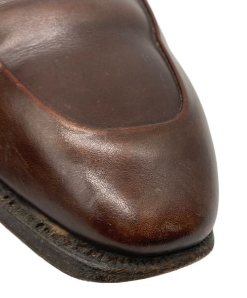 F.LLI Giacometti（フラテッリ ジャコメッティ）F.LLI Giacometti (フラテッリ ジャコメッティ) コインローファー ブラウン サイズ:40 1/2の古着・服飾アイテム