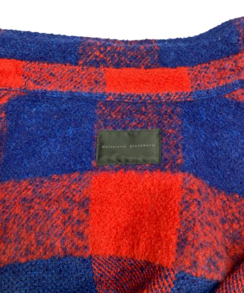whiteland Blackburn（ホワイトランドブラックバーン）whiteland Blackburn (ホワイトランドブラックバーン) チェックカバーオール レッド×ブルー サイズ:Fの古着・服飾アイテム