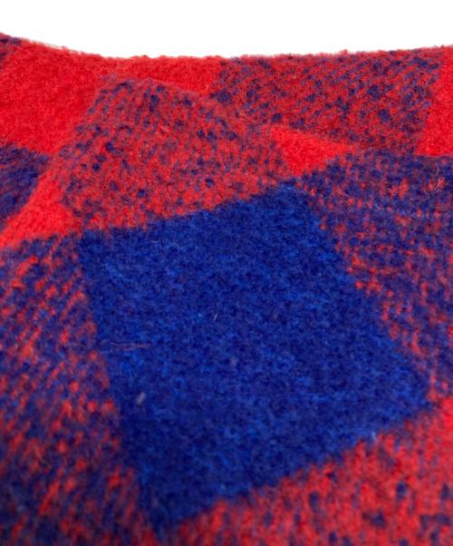 whiteland Blackburn（ホワイトランドブラックバーン）whiteland Blackburn (ホワイトランドブラックバーン) チェックカバーオール レッド×ブルー サイズ:Fの古着・服飾アイテム