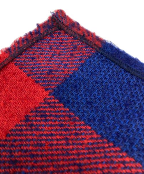 whiteland Blackburn（ホワイトランドブラックバーン）whiteland Blackburn (ホワイトランドブラックバーン) チェックカバーオール レッド×ブルー サイズ:Fの古着・服飾アイテム