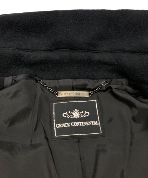 GRACE CONTINENTAL（（グレースコンチネンタル）GRACE CONTINENTAL (グレースコンチネンタル) コート ブラック サイズ:38の古着・服飾アイテム