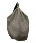 MM6 Maison Margielaエムエムシックスメゾンマルジェラ）の古着「千鳥格子ジャパニーズトートバッグ」｜グレー