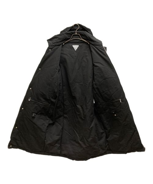 BOTTEGA VENETA（ボッテガベネタ）BOTTEGA VENETA (ボッテガベネタ) フード付パテッドステンカラーコート ブラック サイズ:Sの古着・服飾アイテム
