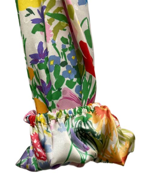 GUCCI（グッチ）GUCCI (グッチ) フローラルシルクドレス マルチカラー サイズ:38の古着・服飾アイテム