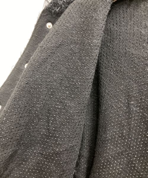 BALENCIAGA（バレンシアガ）BALENCIAGA (バレンシアガ) Brushed Wool Hooded Cardigan ブラック サイズ:1の古着・服飾アイテム