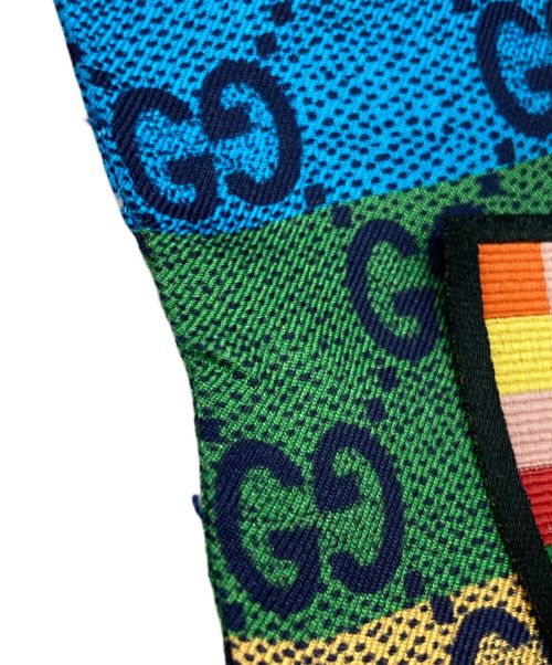 GUCCI（グッチ）GUCCI (グッチ) GGツイリースカーフ マルチカラーの古着・服飾アイテム