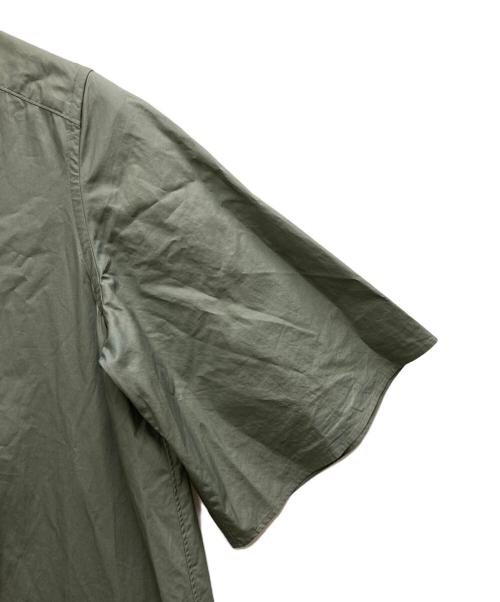 POSTELEGANT（ポステレガント）POSTELEGANT (ポステレガント) スキッパーシャツワンピース グレー サイズ:Ⅿの古着・服飾アイテム