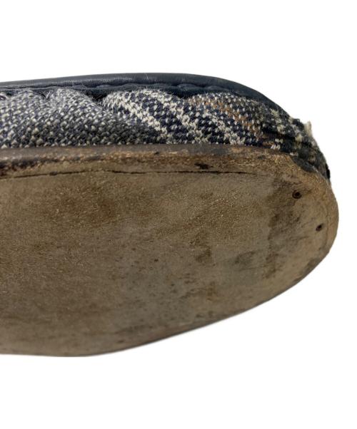 GUCCI（グッチ）GUCCI (グッチ) ビットローファー ネイビー×ブラウン サイズ:6 1/2の古着・服飾アイテム