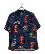 BlackEyePatch×WACKO MARIAブラックアイパッチ×ワコマリア）の古着「HAWAIIAN SHIRT」｜ブルー