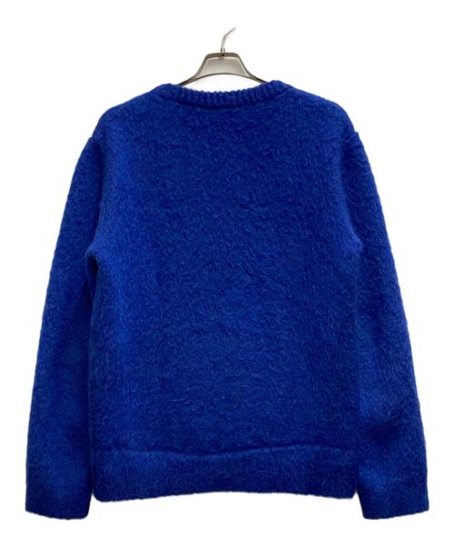 LEMAIRE（ルメール）LEMAIRE (ルメール) クルーネックモヘヤニット ブルー サイズ:Sの古着・服飾アイテム