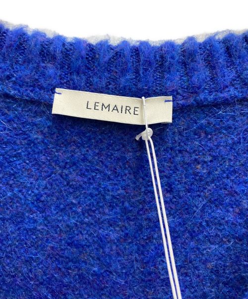 LEMAIRE（ルメール）LEMAIRE (ルメール) クルーネックモヘヤニット ブルー サイズ:Sの古着・服飾アイテム