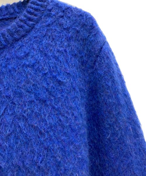 LEMAIRE（ルメール）LEMAIRE (ルメール) クルーネックモヘヤニット ブルー サイズ:Sの古着・服飾アイテム