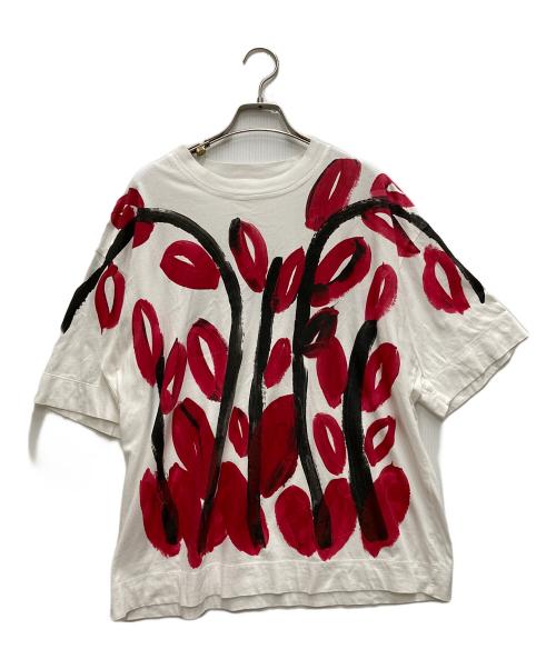MARNI（マルニ）MARNI (マルニ) バックロゴボタニカルTEE ホワイト サイズ:Lの古着・服飾アイテム