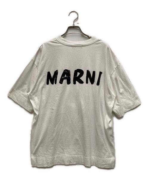 MARNI（マルニ）MARNI (マルニ) バックロゴボタニカルTEE ホワイト サイズ:Lの古着・服飾アイテム