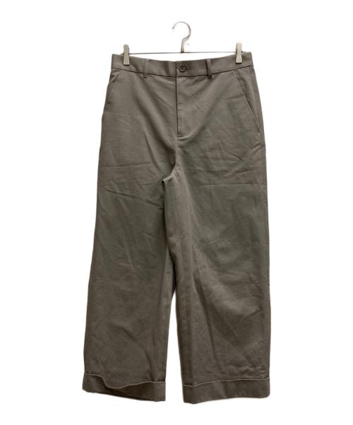 digawel（ディガウェル）DIGAWEL (ディガウェル) CP cropped slacks グレー サイズ:2の古着・服飾アイテム
