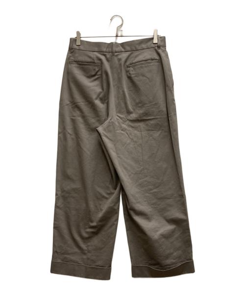 digawel（ディガウェル）DIGAWEL (ディガウェル) CP cropped slacks グレー サイズ:2の古着・服飾アイテム