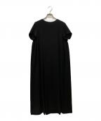 YOKO CHANヨーコチャン）の古着「バックギャザーマキシドレス」｜ブラック