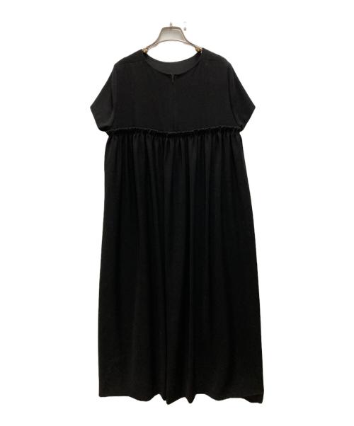 YOKO CHAN（ヨーコチャン）YOKO CHAN (ヨーコチャン) バックギャザーマキシドレス ブラック サイズ:40の古着・服飾アイテム