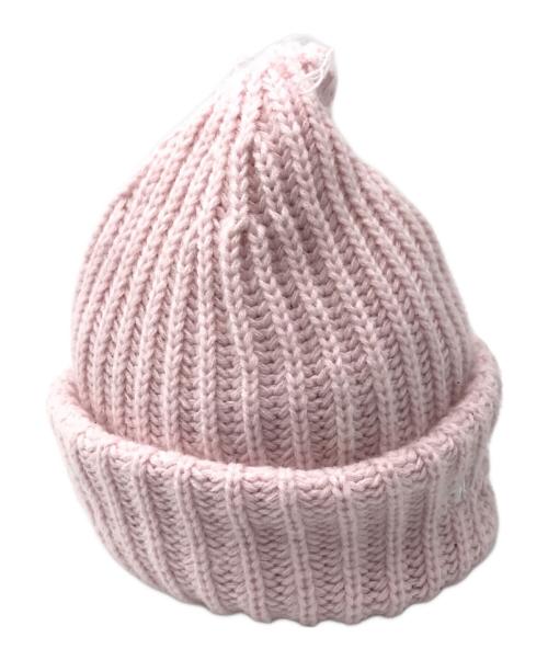 SUPREME（シュプリーム）Supreme (シュプリーム) Classic Logo Chunky Ribbed Beanie ピンクの古着・服飾アイテム