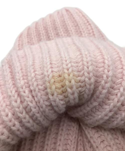 SUPREME（シュプリーム）Supreme (シュプリーム) Classic Logo Chunky Ribbed Beanie ピンクの古着・服飾アイテム