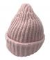 Supreme (シュプリーム) Classic Logo Chunky Ribbed Beanie ピンク：6000円