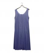 PLEATS PLEASEプリーツプリーズ）の古着「プリーツワンピース」｜スカイブルー