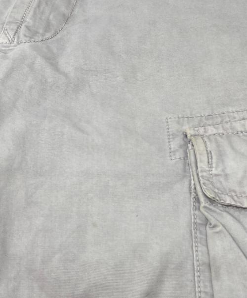 STONE ISLAND（ストーンアイランド）STONE ISLAND (ストーンアイランド) BRUSHED COTTON CANVAS OLD EFFECT CARGO PANTS グレー サイズ:76cm (W30)の古着・服飾アイテム