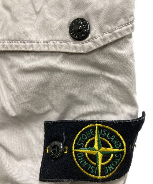 STONE ISLAND（ストーンアイランド）STONE ISLAND (ストーンアイランド) BRUSHED COTTON CANVAS OLD EFFECT CARGO PANTS グレー サイズ:76cm (W30)の古着・服飾アイテム