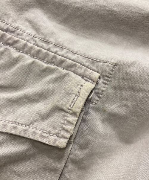 STONE ISLAND（ストーンアイランド）STONE ISLAND (ストーンアイランド) BRUSHED COTTON CANVAS OLD EFFECT CARGO PANTS グレー サイズ:76cm (W30)の古着・服飾アイテム