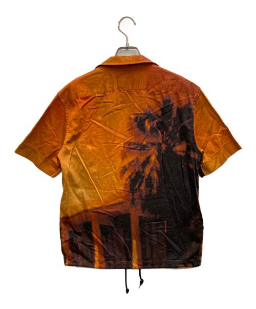 PAUL SMITH（ポールスミス）Paul Smith (ポールスミス) ジップアップシャツ オレンジ サイズ:Sの古着・服飾アイテム