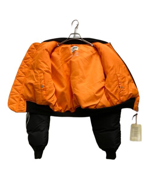 H&M（エイチアンドエム）H&M (エイチアンドエム) HERON PRESTON (ヘロンプレストン) リバーシブルフライトジャケット ブラック サイズ:Sの古着・服飾アイテム