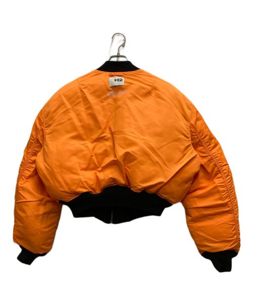 H&M（エイチアンドエム）H&M (エイチアンドエム) HERON PRESTON (ヘロンプレストン) リバーシブルフライトジャケット ブラック サイズ:Sの古着・服飾アイテム