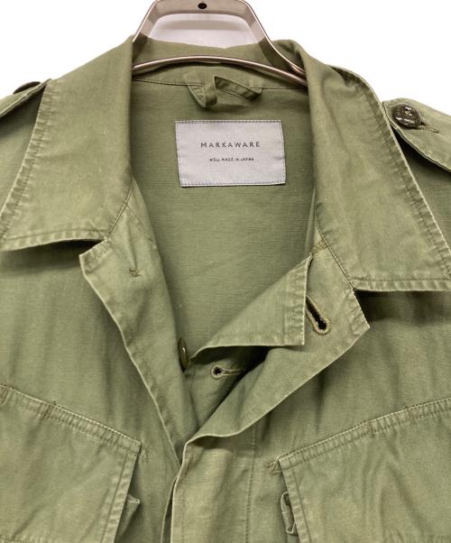 MARKAWARE（マーカウェア）MARKAWARE (マーカウェア) ミリタリーシャツ グリーン サイズ:2の古着・服飾アイテム