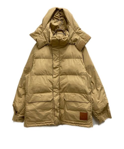 maison kitsune（メゾンキツネ）maison kitsune (メゾンキツネ) PUFFER JACKET ベージュ サイズ:Sの古着・服飾アイテム