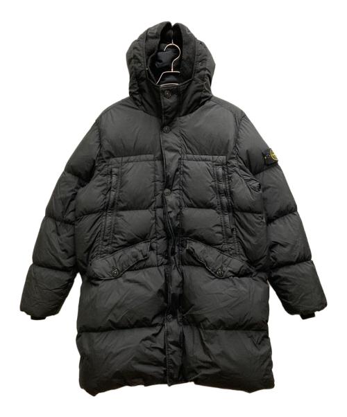 STONE ISLAND（ストーンアイランド）STONE ISLAND (ストーンアイランド) Garment Dyed Long Parka Jacket ブラック サイズ:Ⅼの古着・服飾アイテム