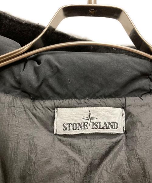 STONE ISLAND（ストーンアイランド）STONE ISLAND (ストーンアイランド) Garment Dyed Long Parka Jacket ブラック サイズ:Ⅼの古着・服飾アイテム