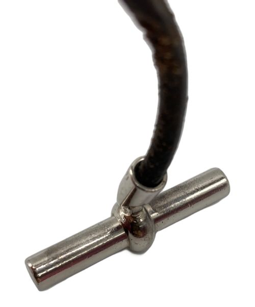 HERMES（エルメス）HERMES (エルメス) グレナンチョーカー/2連ブレスレット ブラウンの古着・服飾アイテム