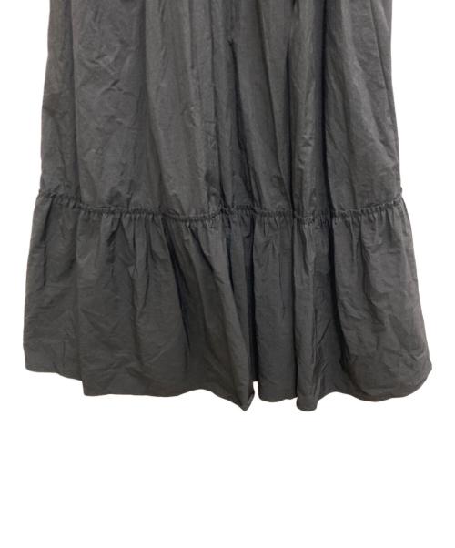 UN3D.（アンスリード）UN3D. (アンスリード) W STRAP GATHER CAMI OP ブラック サイズ:36の古着・服飾アイテム