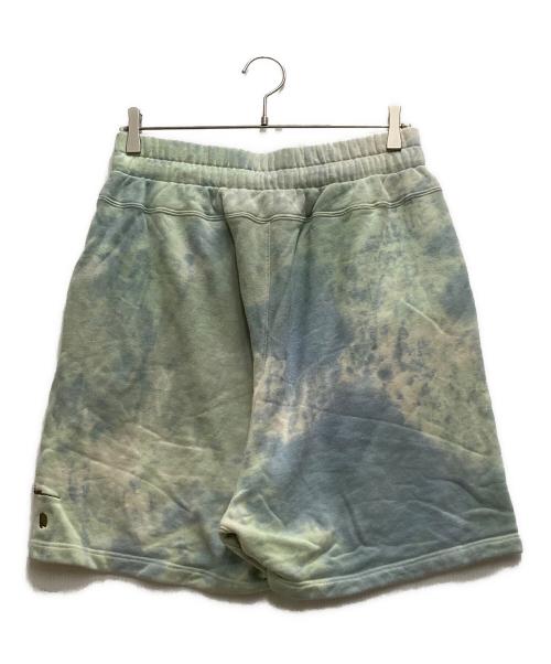 CVTVLIST（カタリスト）CVTVLIST (カタリスト) ハーフスウェットパンツ ブルー×グリーン サイズ:2の古着・服飾アイテム