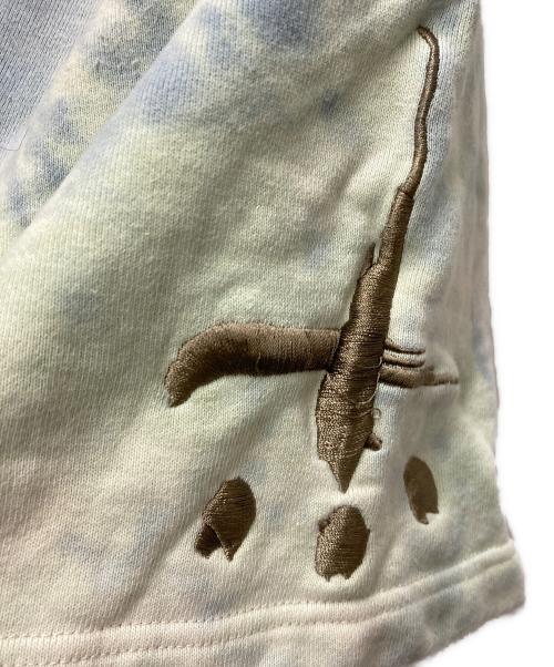 CVTVLIST（カタリスト）CVTVLIST (カタリスト) ハーフスウェットパンツ ブルー×グリーン サイズ:2の古着・服飾アイテム