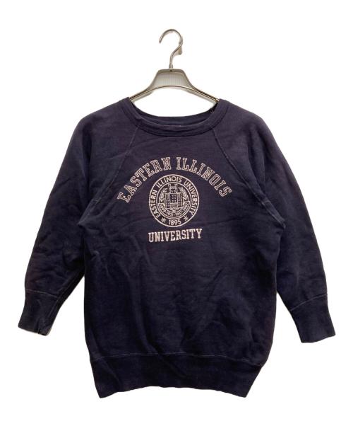 sports wear（スポーツウェア）sports wear (スポーツウェア) 50`Sフロッキープリントスウェット ネイビー サイズ:不明の古着・服飾アイテム