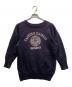 sports wear（スポーツウェア）の古着「50`Sフロッキープリントスウェット」｜ネイビー